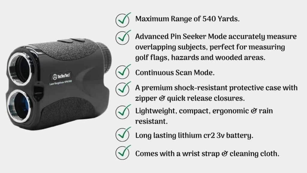 tectectec vpro500 golf rangefinder review