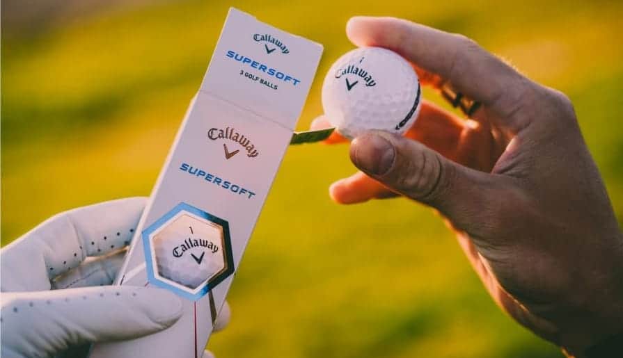 callaway supersoft golf balls compression