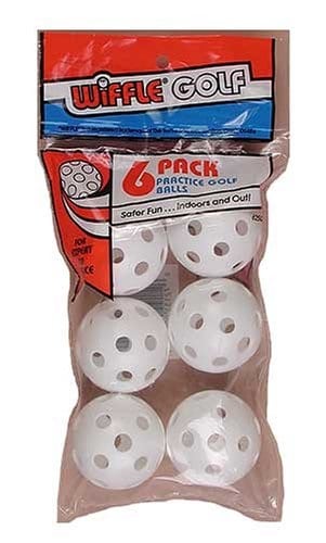 Wiffle Practice Golf Balls plastic