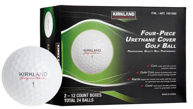 kirkland golf balls compression
