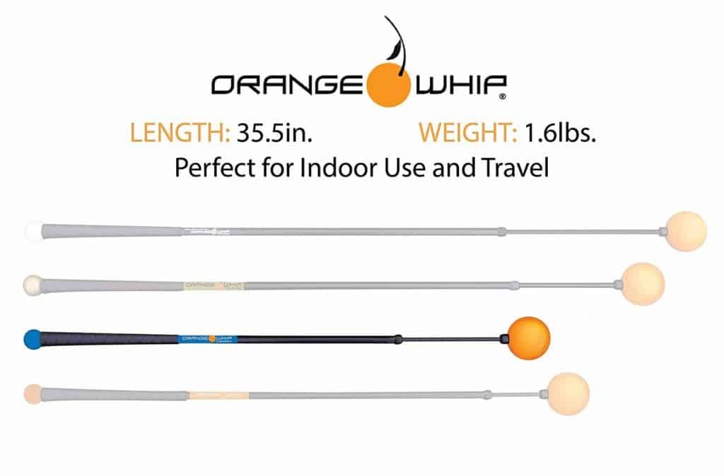 orange whip golf swing trainer aid