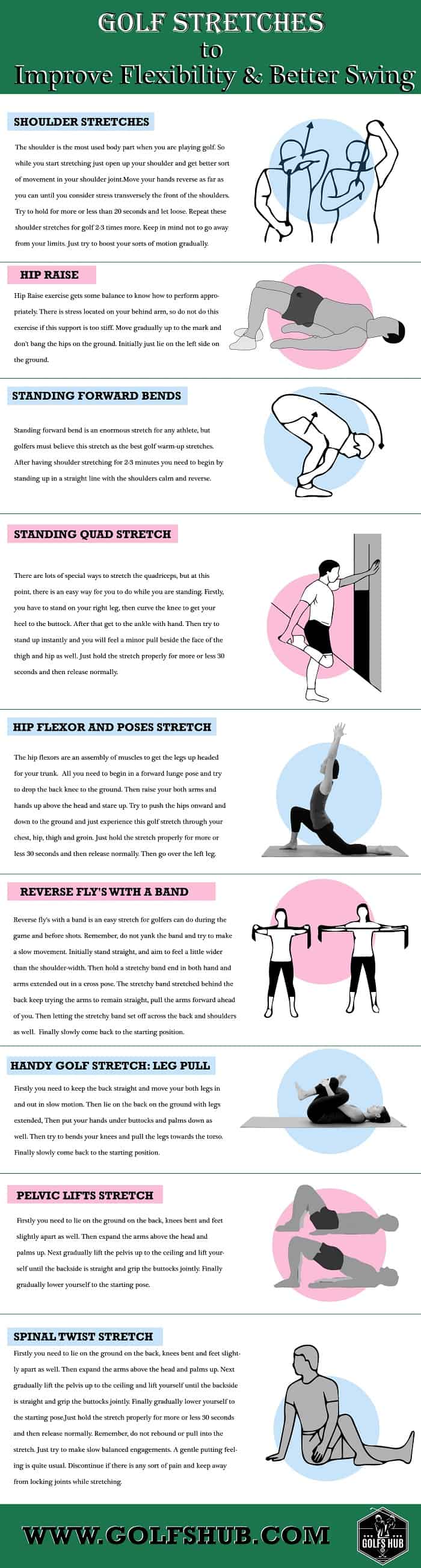 Golf Stretches to improve Flexibility & better swing