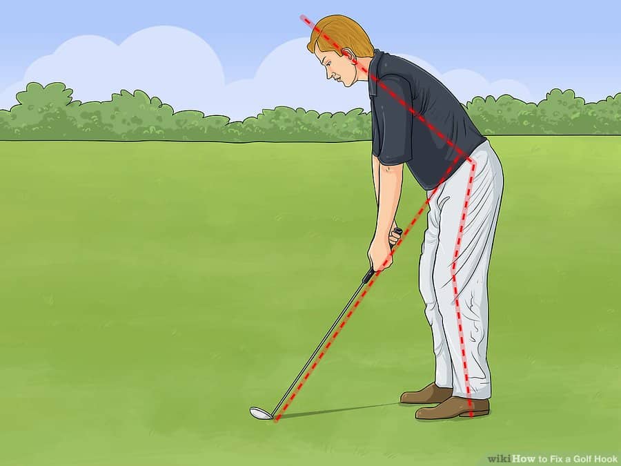 how to fix a golf hook