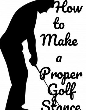 Correct golf posture