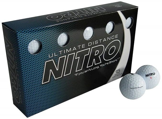 the nitro ultimate distance golf balls compression