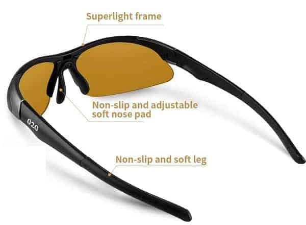 O2O Polarized Golf Sunglasses