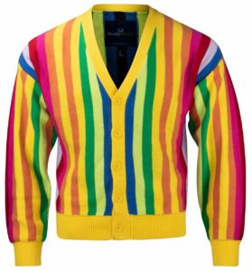 Al Czervik Mens Rainbow Sweater