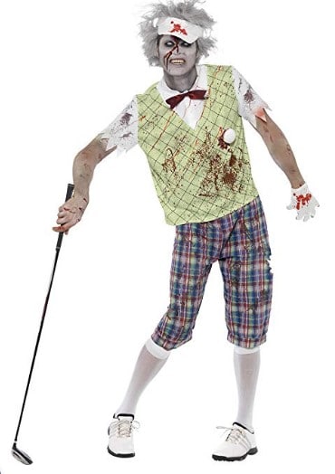 Smiffys Mens Zombie Golfer Costume