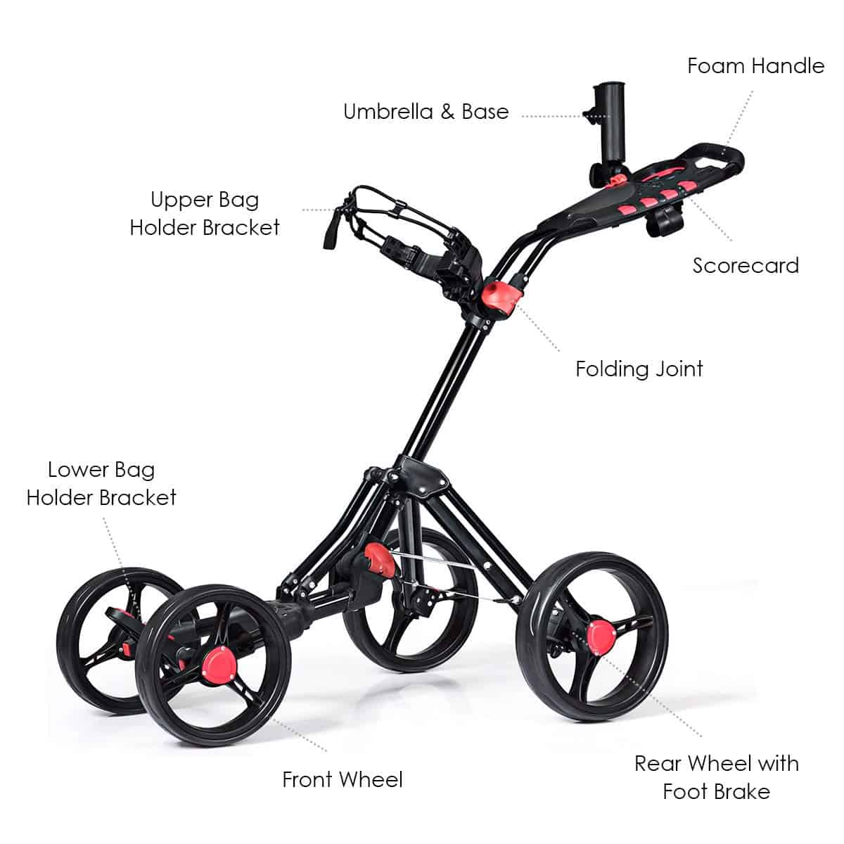 Tangkula Golf Push Cart