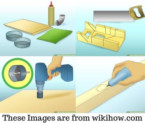 how to build miniature golf course