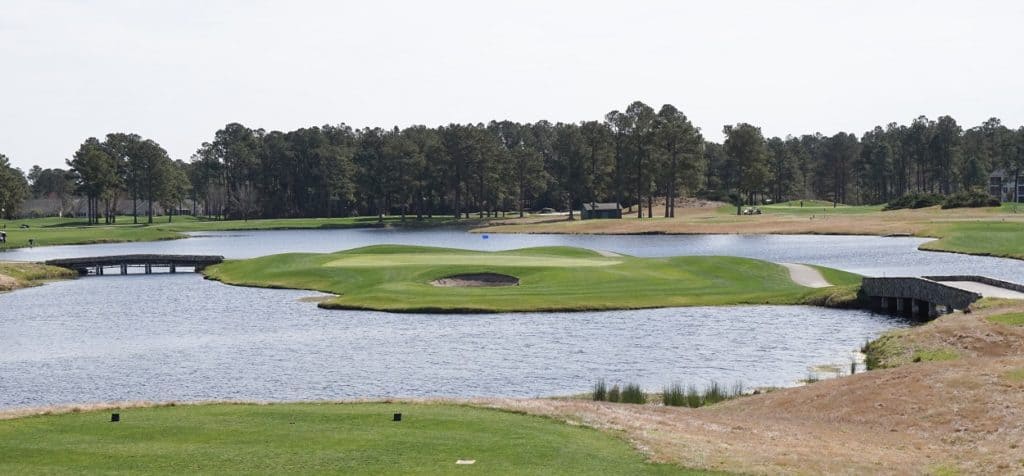 17th hole of the Wizard Golf Club, Myrtle Beach, South Carolina