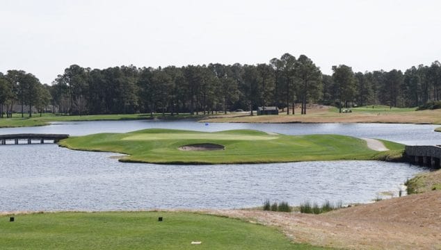 17th hole of the Wizard Golf Club, Myrtle Beach, South Carolina
