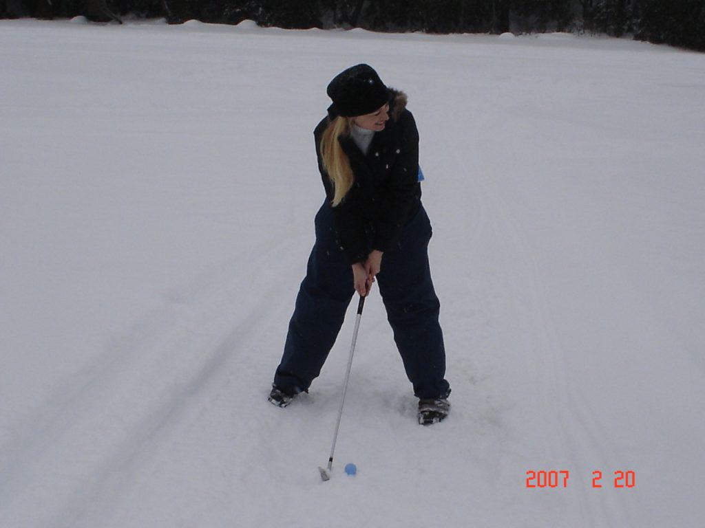 ice golf snow golf