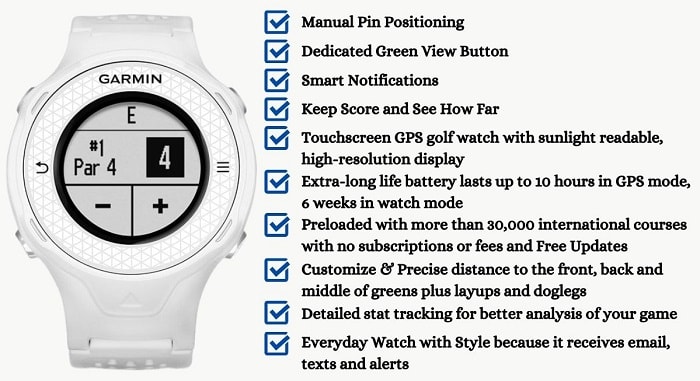 garmin approach s4 gps watch