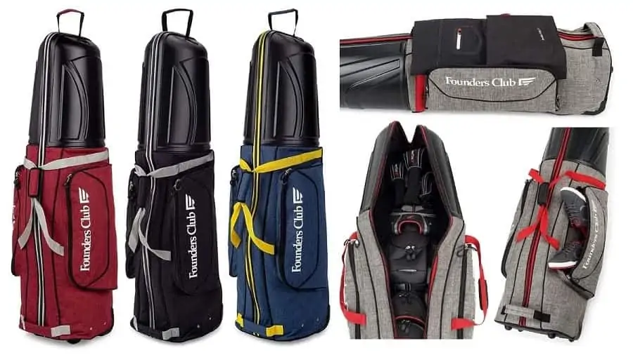 founders club Hard shell top golf travel bag