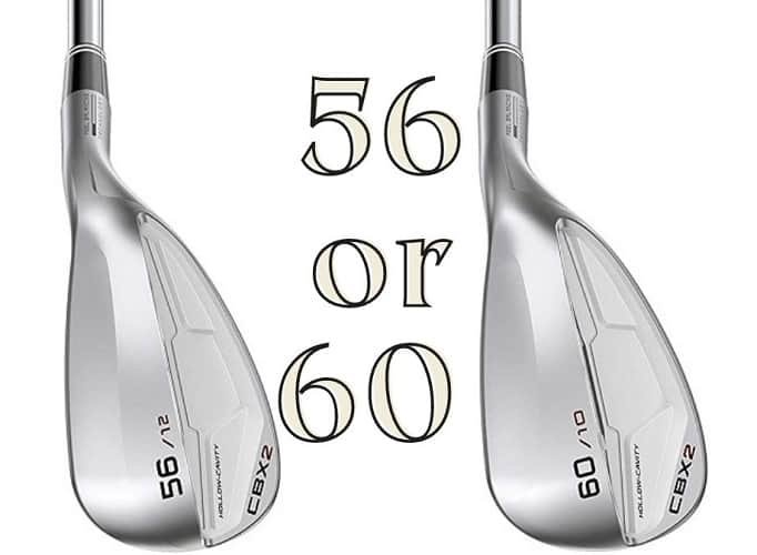 56 or 60 degree wedge