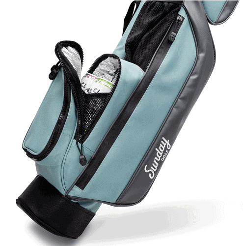 sunday golf bag with stand