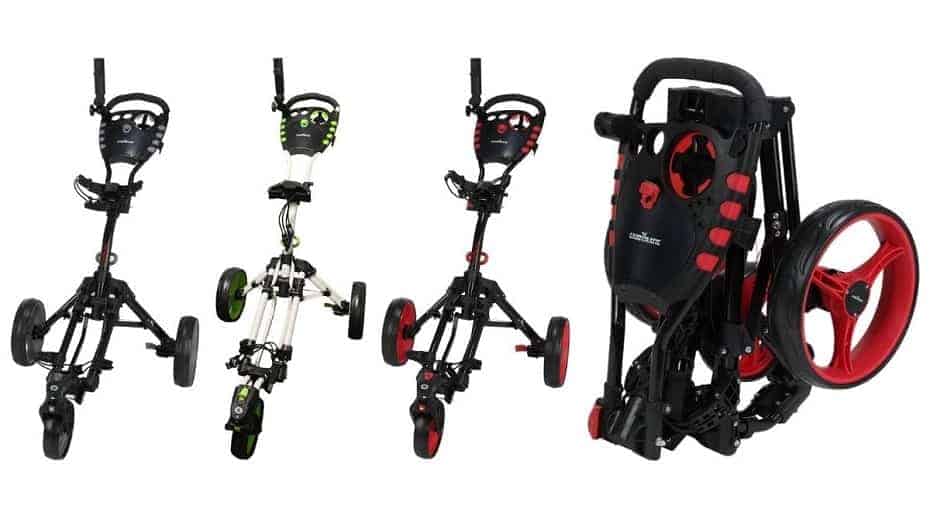 Caddymatic Golf 360° SwivelEase 3 Wheel Cart