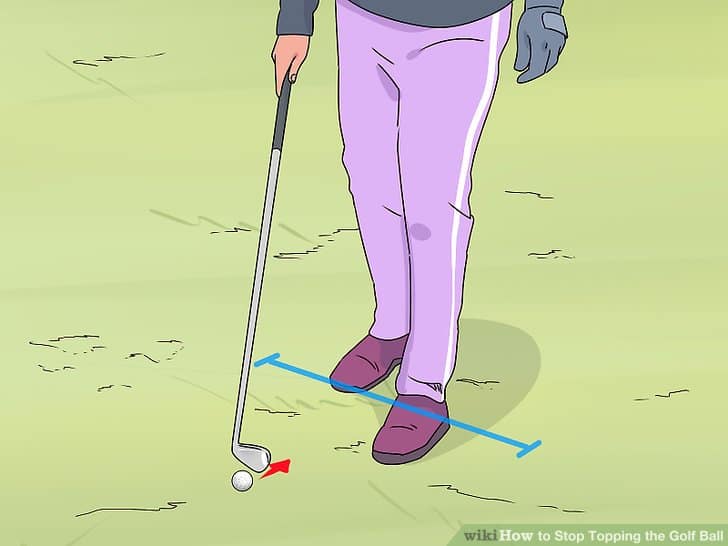 how to avoid topping the golf ball