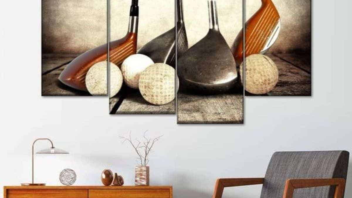 Golf Club Decorating Ideas with Golf Wall Arts Golfs Hub