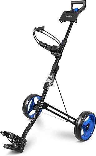 serenelife 2wheel golf pushcart