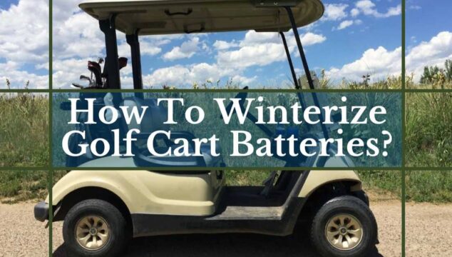 Winterizing golf cart batteries