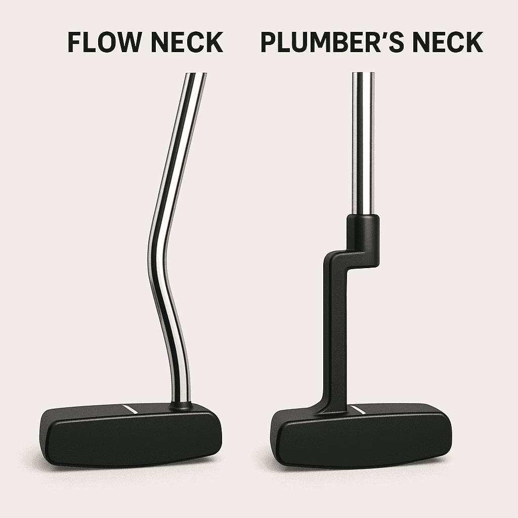 Flow Neck or Plumbers Neck Putters