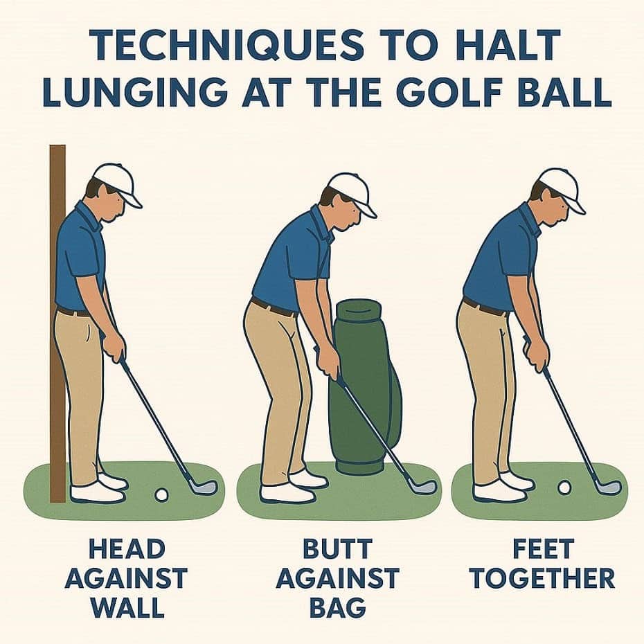 Techniques to Halt Lunging at the Golf Ball
