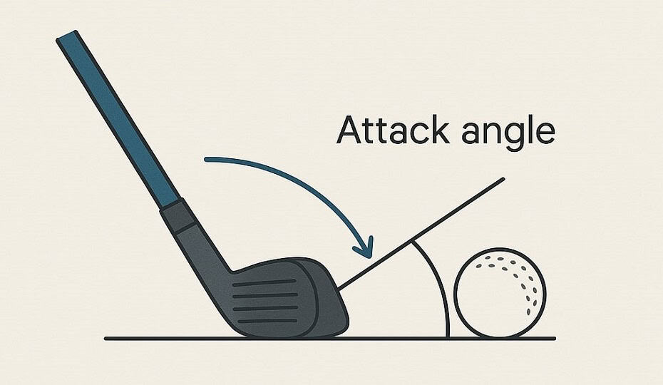 Attack Angle in golf
