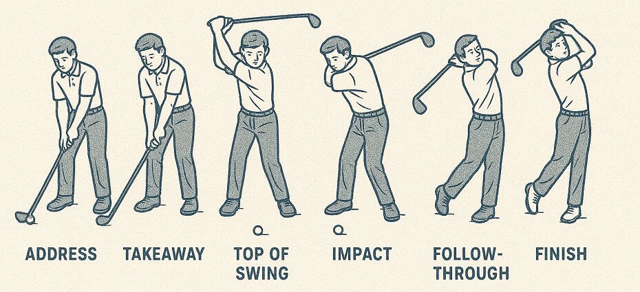 Golf swing sequence