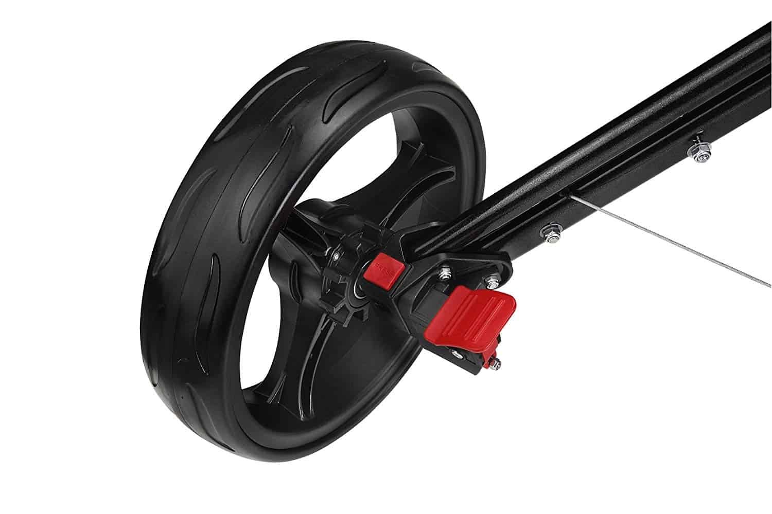 CaddyTek SuperLite Deluxe Golf Push Cart-wheel